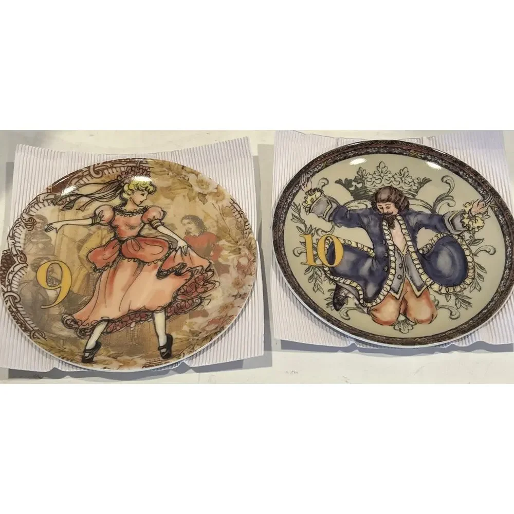 NIB Pottery Barn 12 Days of Christmas Salad /Dessert Plates - READ